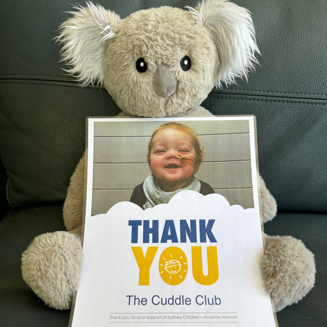 50 Cuddle Pals donated to the Sydney Children's Hospitals Network