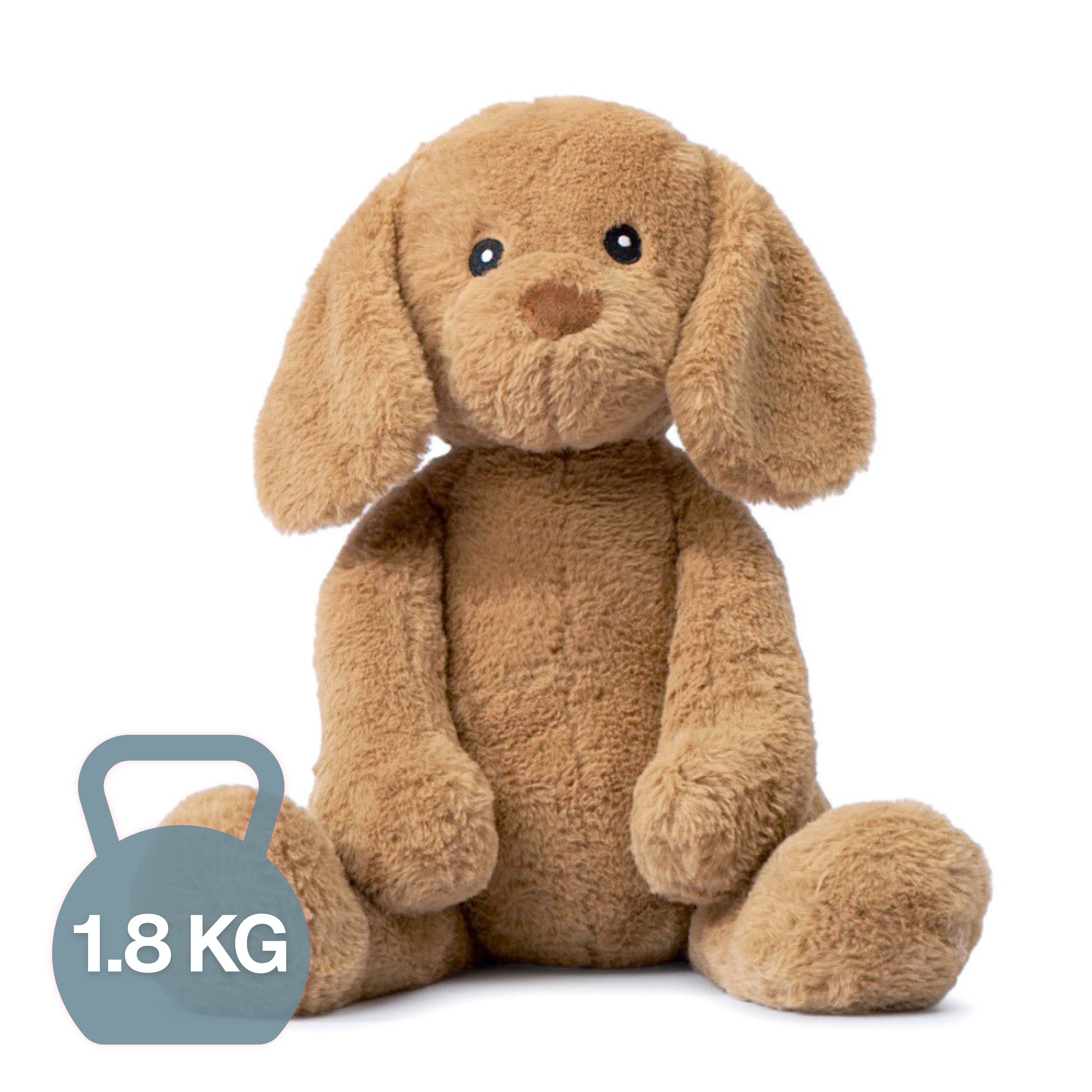 Peanut the Puppy 1.8kg Weighted Stuffed Animal