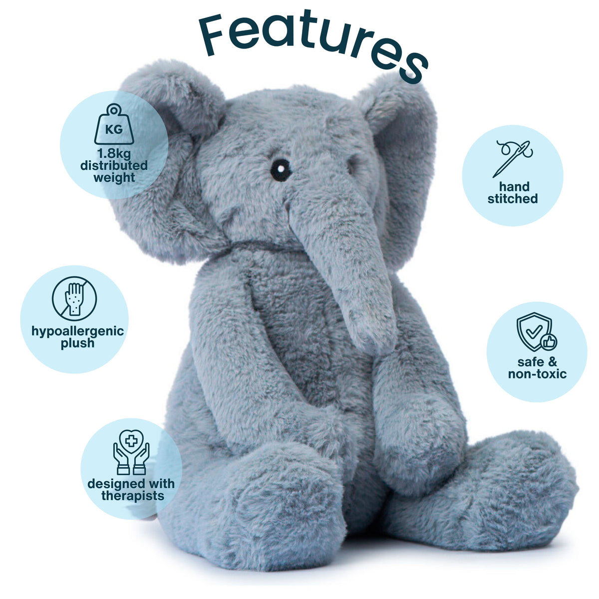 Weighted Plush Toys for Comfort & Support | The Cuddle Club