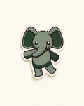 Matching collectible sticker