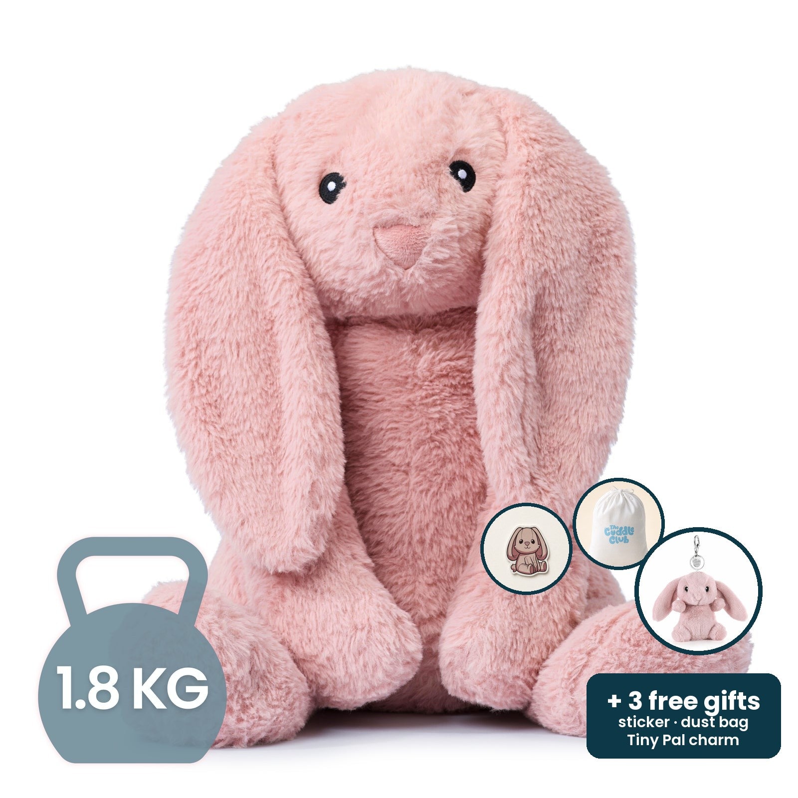 Bubbles the Bunny — 3 free gifts with every Cuddle Pal